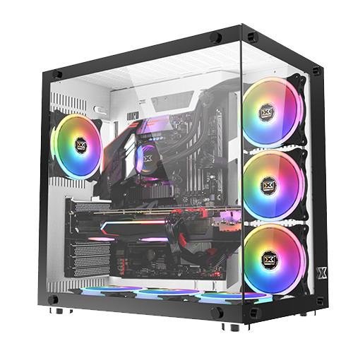 Foto Produk CASING GAMING Xigmatek Aquarius Plus-White-PC Gaming Case dari AL computerr