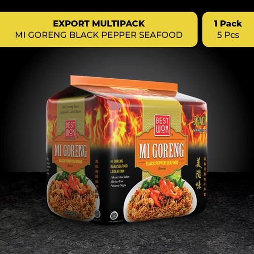 Foto Produk Best Wok Mi Goreng Blackpepper Seafood 5 pcs (Export Multipack) dari BURUNG DARA OFFICIAL