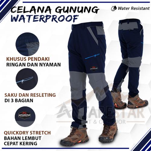 Foto Produk Celana Panjang Outdoor Hiking Adventure QuickDry - ANTARESTAR - M, Waterproof dari Antares Star