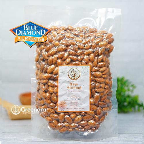 Foto Produk Kacang almond mentah kupas 1kg / raw whole almond dari Greenara