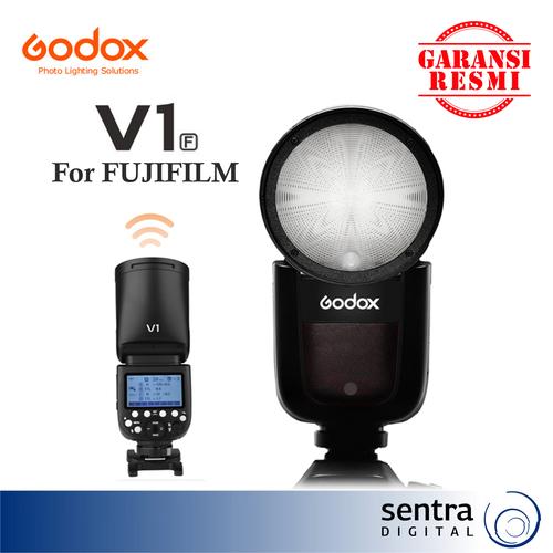 Foto Produk Godox Speedlite TTL Li-ion Round Head Camera V1F (for fujifilm) dari Sentra Digital
