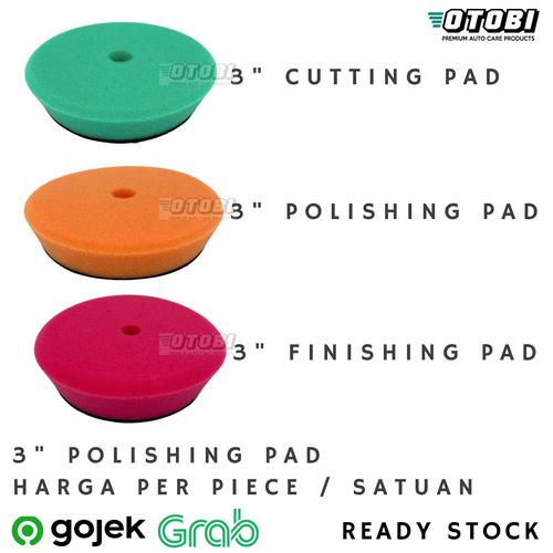 Foto Produk 3" inch Cutting Polishing Finishing Pad Busa Poles Sponge Spon Salon - Cutting Pad dari Otobi