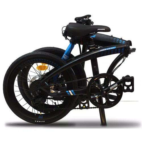 Foto Produk GOJEK GRAB INSTANT Sepeda Lipat Maximo Piegare Cyclo BX8 3.0 20" Alloy - Hitam dari sepeda viral