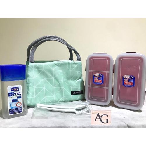 Foto Produk Lock n lock lunch box set with bag ORIGINAL dari Fragrace