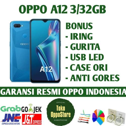 Foto Produk oppo A12 3/32GB Garansi Resmi Oppo Indonesia - abu abu dari toko oppostore