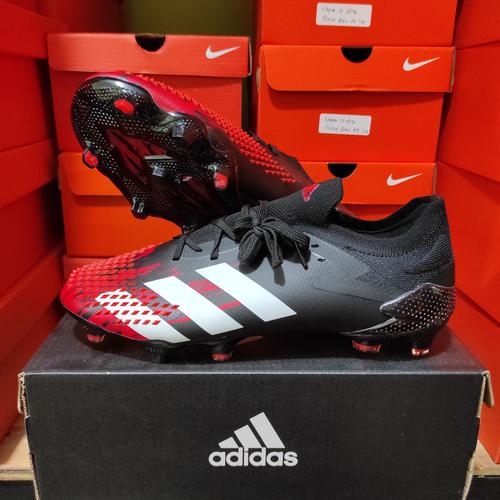 Foto Produk Sepatu Bola Adidas Predator 20.1 Black Red Fg - Sepatu soccer adidas dari gudangsepatu66