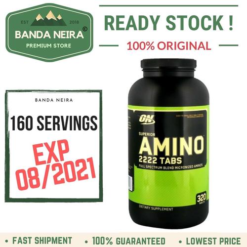 Foto Produk ON Optimum Nutrition Superior Amino 2222 Tabs dari Banda Neira Store