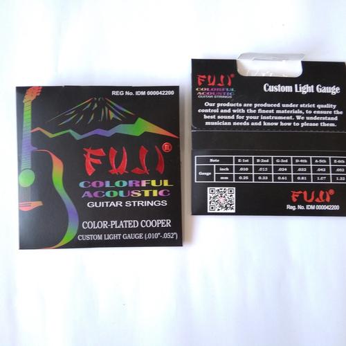 Foto Produk Fuji colorful acoustic - Senar gitar Akustik Set original dari GoBuyStore