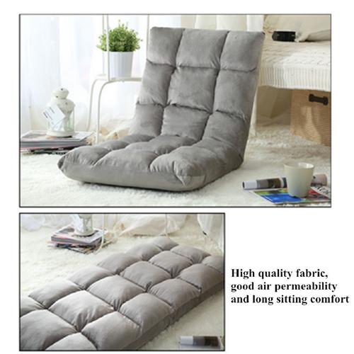 Foldable 40*80cm Lazy Floor Lounge Chair Sofa Chaise Adjustable di Rakimson  Tokopedia