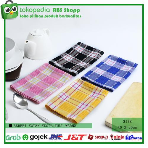 Foto Produk Serbet Dapur Kotak Full Warna - Hitam dari ABS shopp