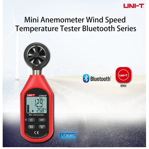 Foto Produk UNI-T Mini Digital Bluetooth Anemometer Wind Speed Meter UT363 UT363BT dari SEKOM ONLINE STORE