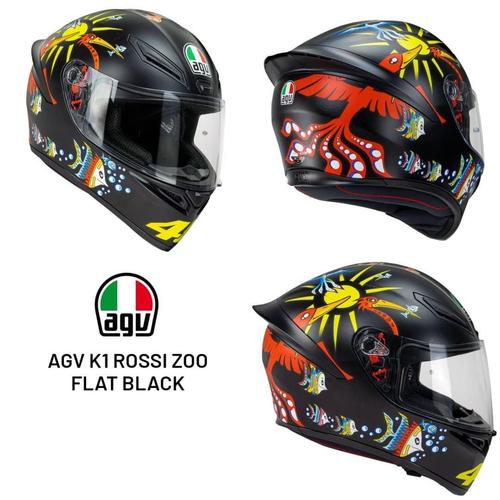 Jual AGV K1 Rossi Zoo Flat Black - Kota 
