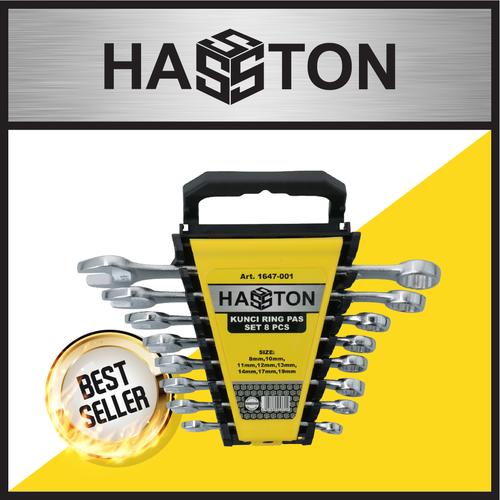 Foto Produk HASSTON PROHEX 8-19TL Kunci Ring Pass Set 8pcs 1647-001 dari Hasston Prohex