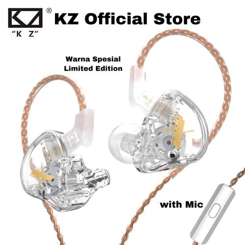 Foto Produk KZ EDX Earphones Dynamic HIFI Bass Earbuds In Ear Monitor - Hitam dari KZ Official Store