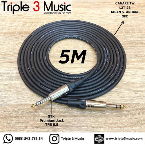 Foto Produk Kabel Canare Japan Standard TW TRS 6.5 mm To TRS 6.5mm 2m Akai - 5 meter dari triple3music