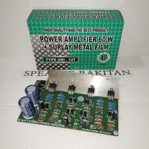 Jual Kit Power Amplifier Stereo 60Watt 
