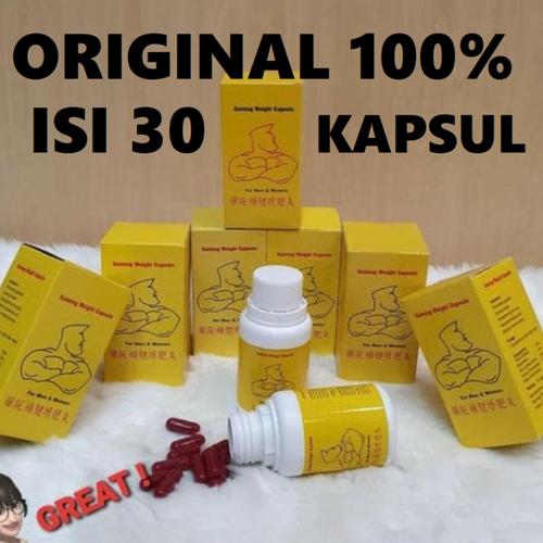 Foto Produk Gaining Weight ORIGINAL Obat Gemuk Penambah Berat Badan Nafsu Makan dari TRIONLINESHOP