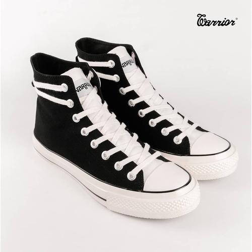 Foto Produk Sepatu Warrior Poseidon High Black (Hitam) dari yk raya