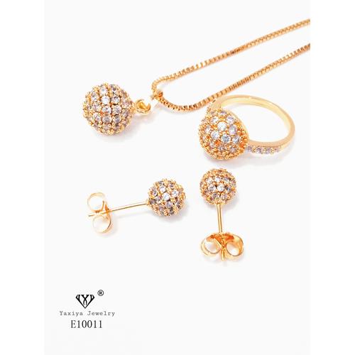 Foto Produk Set Perhiasan Yaxiya Permata Perhiasan Lapis Emas 18k 643 dari YAXIYA JEWELRY