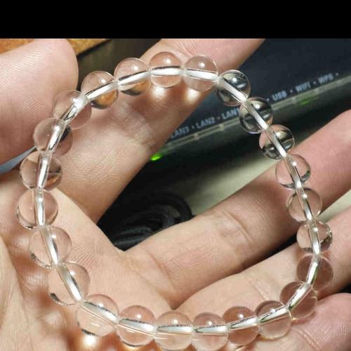 Gelang Clear Quartz 6mm di Crystal Murah Shop New Tokopedia - Main Image