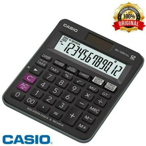 CASIO MJ-120D PLUS Check Correct Calculator Kalkulator Desktop di  Online Kios Tokopedia - Main Image