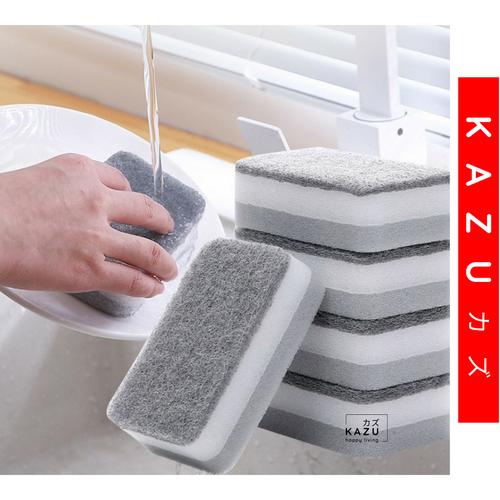 Foto Produk KAZU KHL164 Spons Cuci Piring Dua Sisi Double Magic Dishwash Sponge dari kazuindonesia