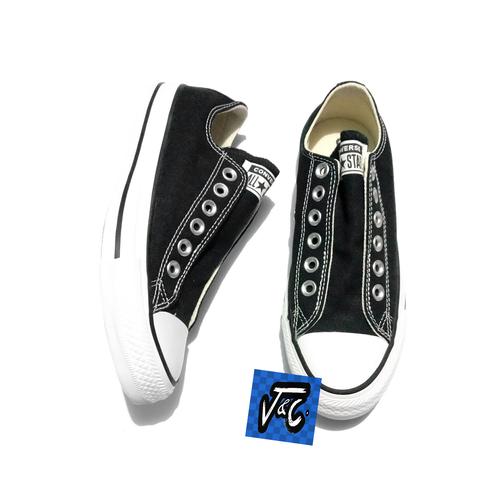 Sepatu Converse Chuck Taylor All Star Slip On Black Murah di Joss  Tokopedia