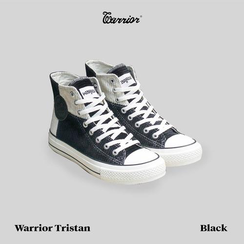 Gambar Sepatu Warrior Tristan High Black dari yk raya Kab. Sleman Tokopedia
