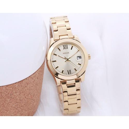 Tangan Fossil Wanita Rantai Bezel 