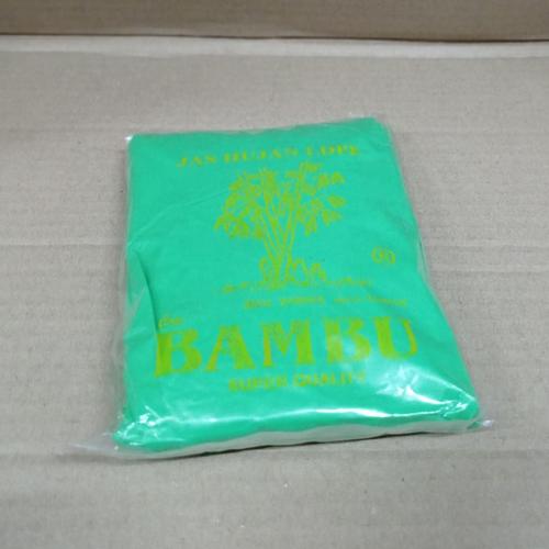 Foto Produk Jas Hujan plastik cap bambu murah meriah stelan atas-lutut dari mujahidin tissue store