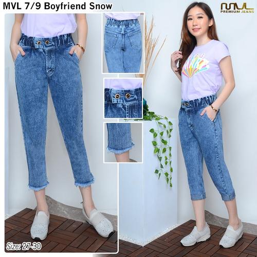 Jual BOYFRIEND JEANS JUMBO 7/9 SIZE 27 