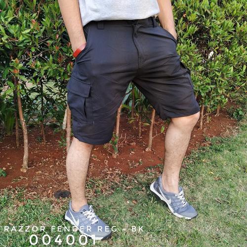 Foto Produk Celana Quick Dry Pendek Outdoor Gunung Cargo Razzor Fender Regular - Fender Black, M dari Riung Adventure