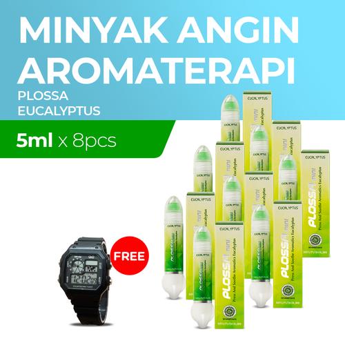 Foto Produk Plossa Mini Eucaliptus 8x5ml Free Digital Watch dari Enesis Official Store