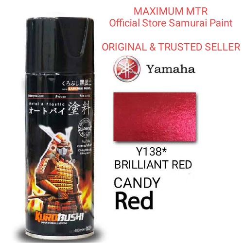Jual Samurai paint/candy redbrilliant red Y139* Jakarta Barat Maximum motorsport Tokopedia