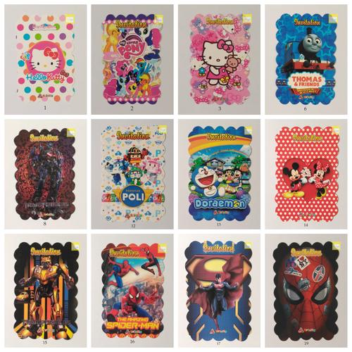 Foto Produk Kartu Undangan Ulang Tahun Isi 10 Pcs (Random) dari mitra 168
