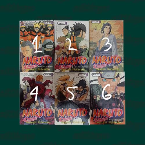 Jual Preloved Second Buku Cerita Komik Naruto Volume 36 - 41/ Part 2 ...