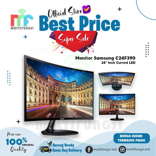 Foto Produk Monitor Samsung 24" Inch Curved LED C24F390 Garansi Resmi C24F390FHE dari Multifungsi Online