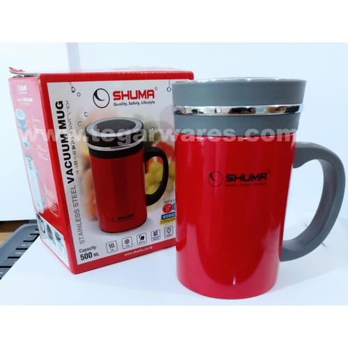 Foto Produk Mug Warna Merah Shuma Stainless Steel Vacuum Mug 500ml dari craftsxwares