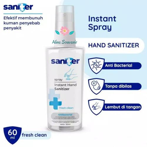 Foto Produk Saniter Spray Instant Hand Sanitizer 60ml dari Aline Souvenir