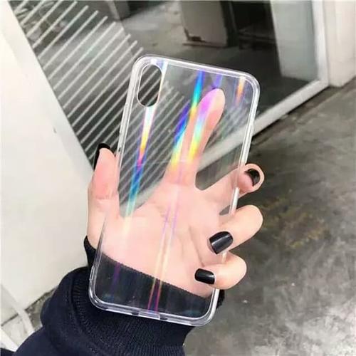 Foto Produk Iphone XR Hard Case Aurora Rainbow-Hologram Fuze Transparant dari NYATACELL