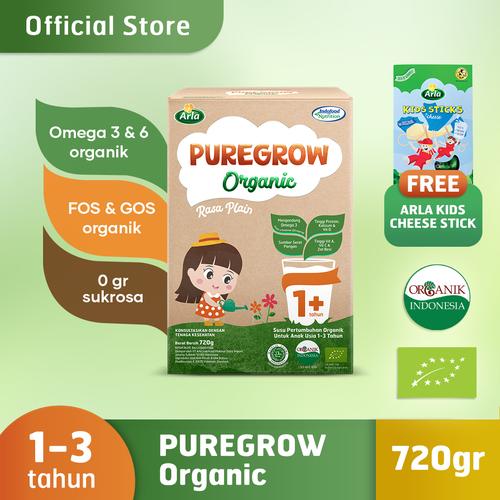Foto Produk PUREGROW Organic 720gr Girl Version Free Arla Kids Cheese Sticks dari PUREGROW Organic House