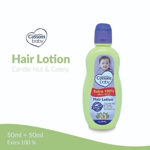 Foto Produk CUSSONS Baby Hair Lotion Candle Nut & Calery 50+50ml Extra 100% dari Mugan Home
