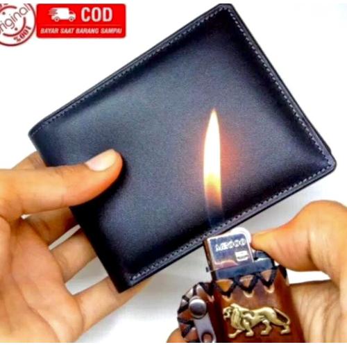 Foto Produk PROMO Dompet Kulit Pria 100% ORIGINAL Kulit Asli Garut - Hitam dari Sanjaya_Store.