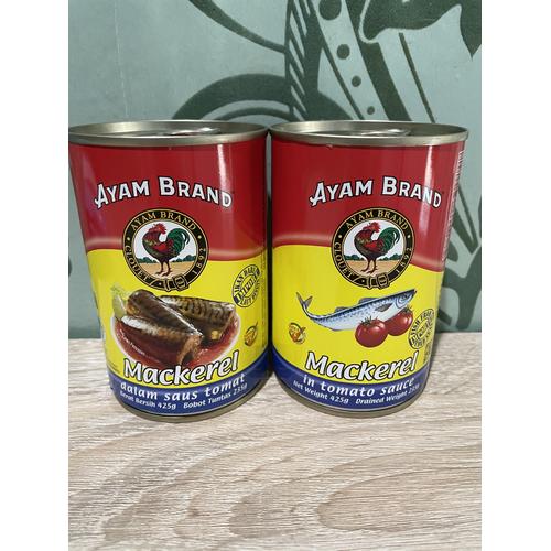 Foto Produk Ayam Brand Mackerel Saos Tomat 425 gr - tidak bubble dari Sembakokubahagia