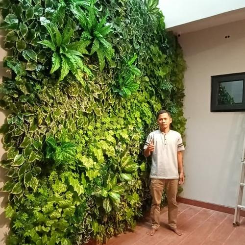 Jual Taman Sintetis Vertical Garden Indoor Dan Autdoor Tanpa Perawatan - Kota Tangerang Selatan - Supplier Rumput Sintetis Indonesia Tokopedia