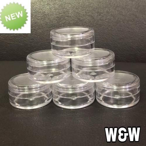 Gambar Pot cream 5gr / 5 gr / jar 5 gram / 5gram natural/ bening / Transparan - Hitam dari WW TRADING Jakarta Barat Tokopedia