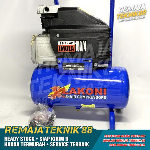 Foto Produk KOMPRESOR ANGIN / 1P4HP LAKONI IMOLA 100/4 / KOMPRESOR UDARA PORTABLE dari Remaja Teknik 88