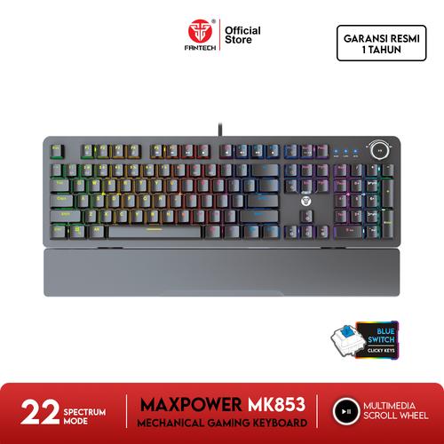 Foto Produk Fantech MAXPOWER MK853 Mechanical Keyboard Gaming - Blue Switch dari Fantech Official Store