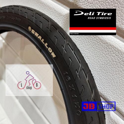 Foto Produk BAN LUAR SEPEDA 16 X 1.50 150 ( 305 ) 16X1.50 16X150 SWALLOW DELI TIRE dari JB Shop 1