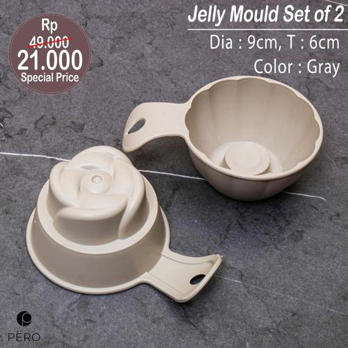 Foto Produk PERO RICE / JELLY MOULD SET OF 2 - GREY dari Pero Indonesia